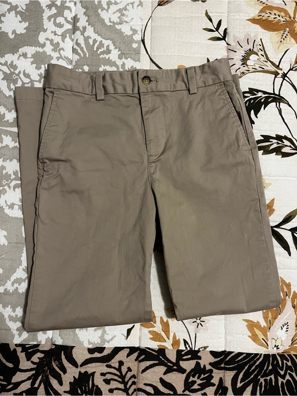 Vineyard Vines Boys Classic Chino Pants - Khaki